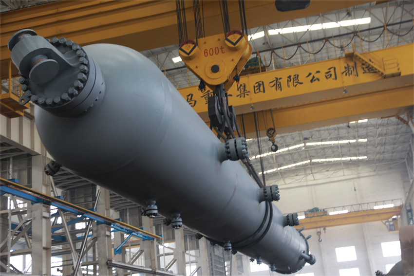 2014年3月為清源集團制造的加氫反應(yīng)器